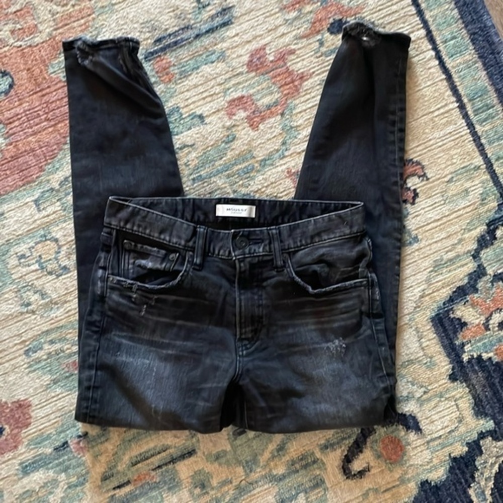 Moussy distressed skinny jeans